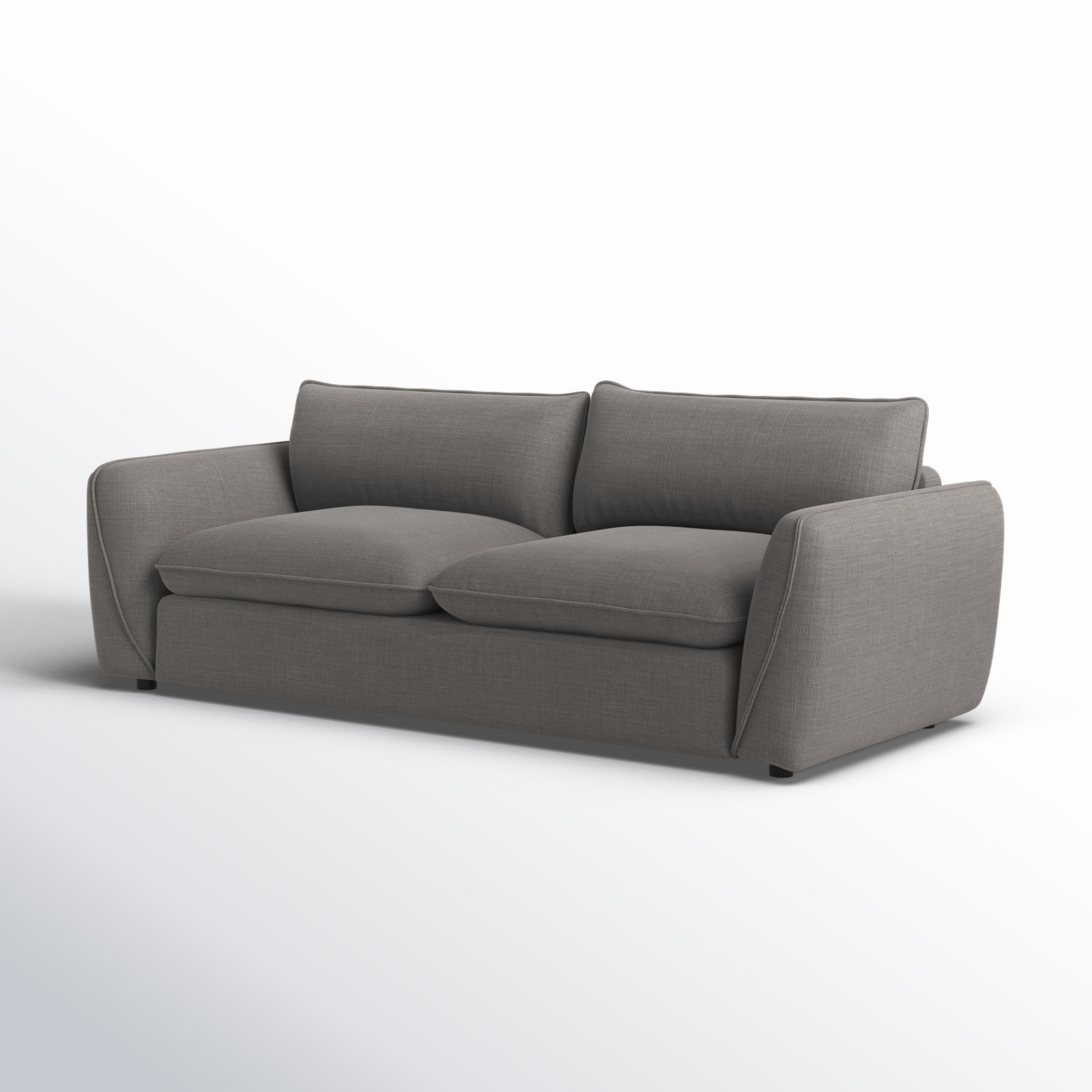 Tony 91'' Upholstered Sofa, Flanigan Slate
