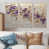 Toile naturelle avec cadre flottant