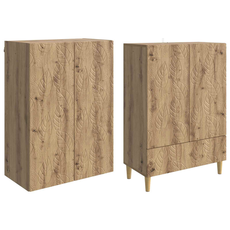 4 -Door 3 Storage Cabinet, Artisan Oak