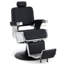 Fauteuil de coiffeur hydraulique robuste, fauteuil de salon inclinable