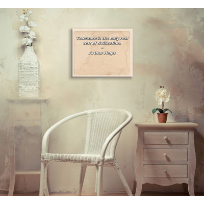 «Artsy Quote» par Arthur Helps, toile tendue avec châssis