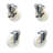 4-Piece Nylon Caster Set