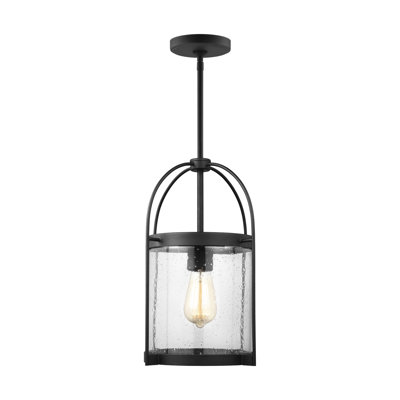 Yates 1 - Light Midnight Black Lantern Pendant