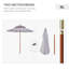 Breckynn 265cm Market Parasol-450628735