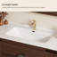 Ensemble de meuble-lavabo en bois massif 39,76 po avec miroir-1944279445