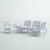 Quadis 4 - Person Patio Conversation Sets with Cushions