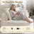 53" Oversized Compression Round Accent Chair – Plush Corduroy Upholstery Chaise Longue Chair Indoor-1444921781