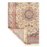 One-of-a-Kind Rectangle 7'2" x 10'6" Area Rug in Beige/Malibu/Red/Gold