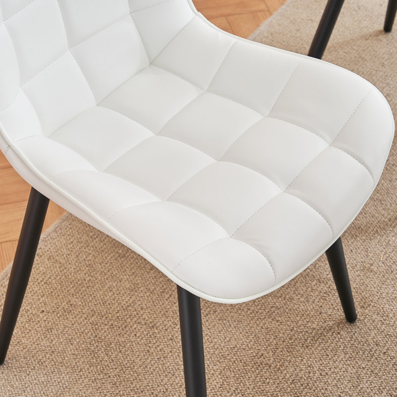 Chaise d'appoint à oreilles Heitger, Blanc