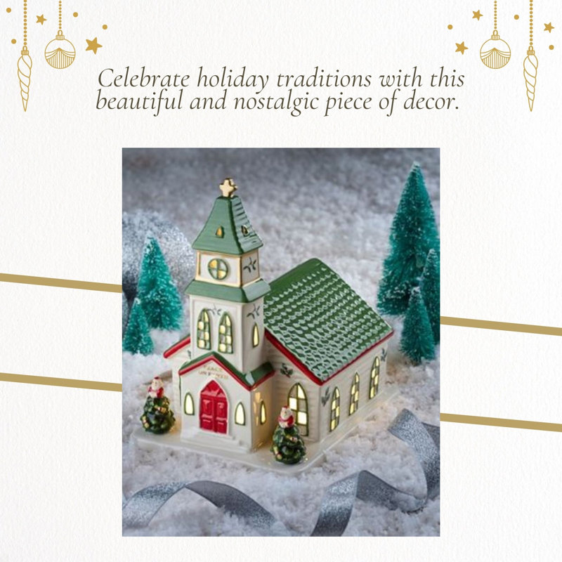 Spode Christmas Tree Village Led Church