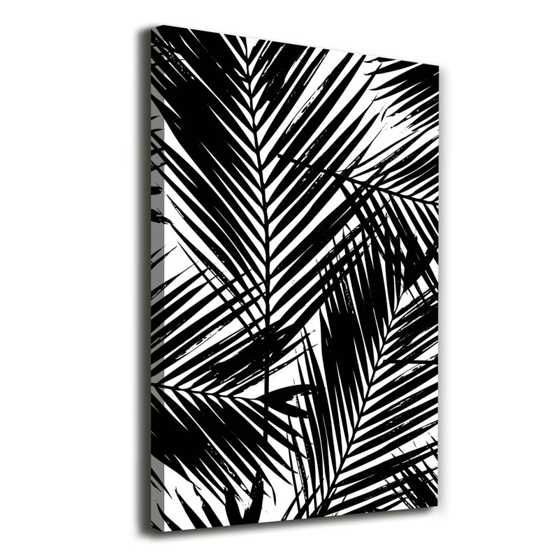 Leaves Of Palm - Wrapped Canvas Print