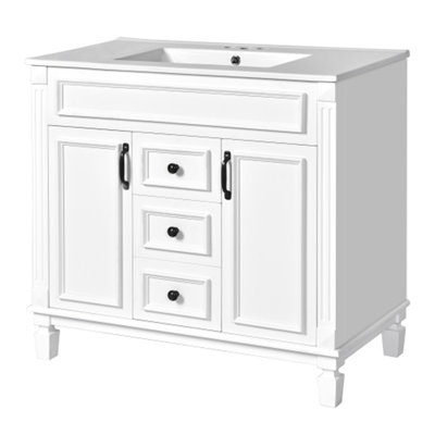Meuble-lavabo 36 po avec lavabo supérieur