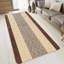 Non-Slip Brown-Beige Indoor Area Rug – Washable Large & Small Door Mat, Hallway, Bedroom & Kitchen Floor Mat-114525971