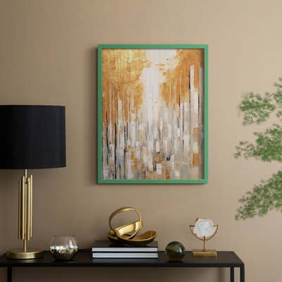 ABSTRACT Series CMXL III, reproduction encadrée - bois massif