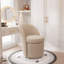 Tabouret de coiffeuse pivotant rembourré-220756075