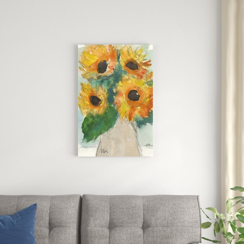 Tournesols rustiques II, H 30 po x l 20 po x P 1 po