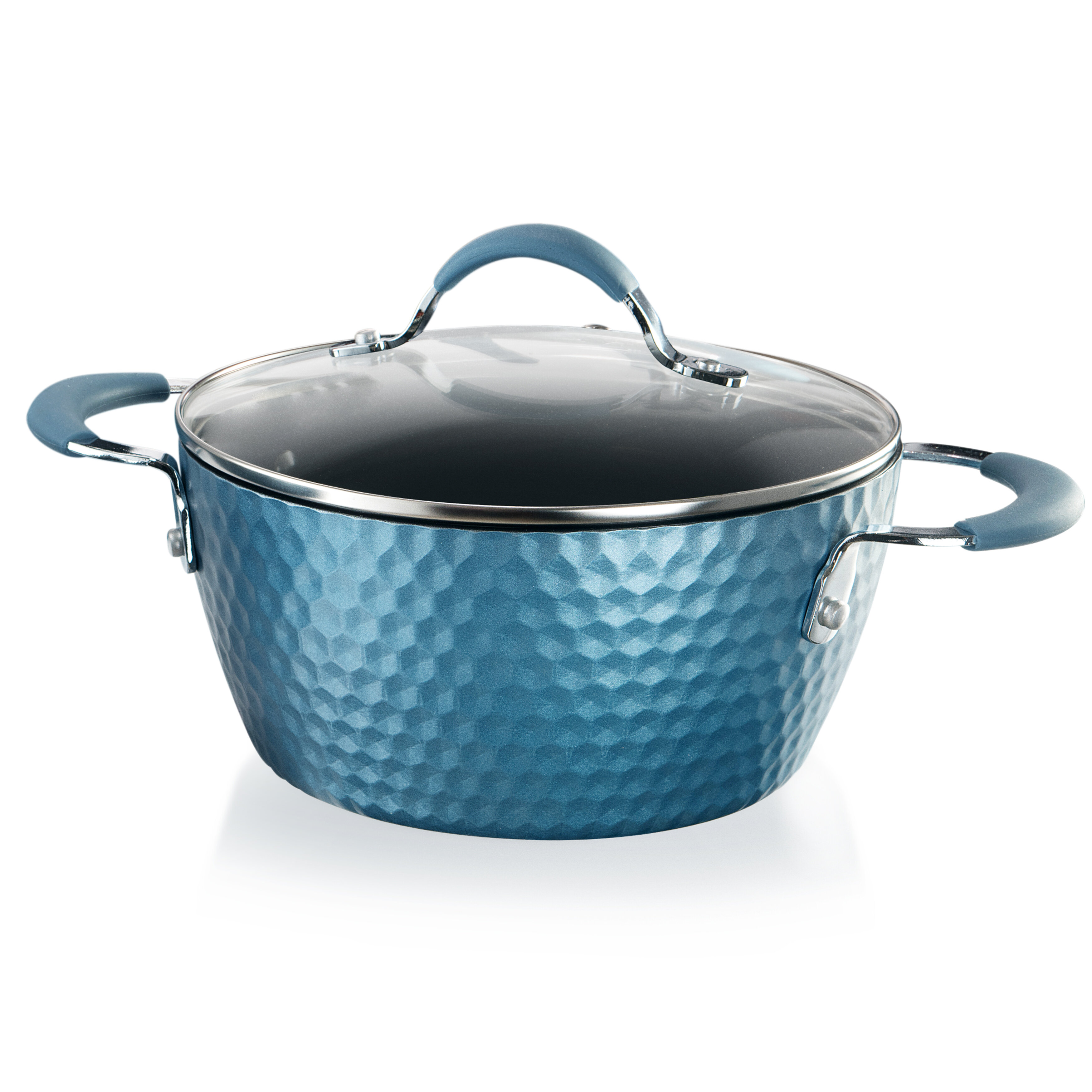 NutriChef 1.5 Quarts Non-Stick Stainless Steel (18/0) Saucepan