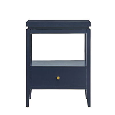 Nightstand With Drawer And Open Shelf