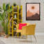 «Rust Boho Mountains», art mural sur toile flottant gris par Nataly White-1950369044-1950369042
