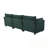 L Shaped Modular Sectional Sofa with Movable Ottoman and side pocket-794422958