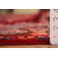 Tapis traditionnel rétro médaillon rouge 9 x 13