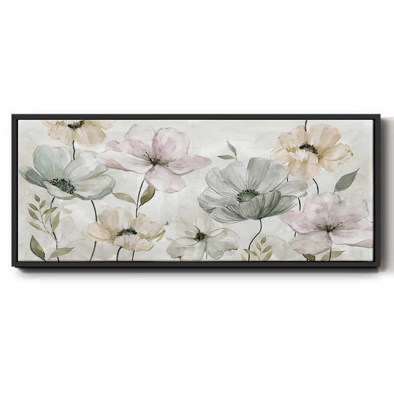 Garden Grays - toile encadrée, H 20 po x l 50 po