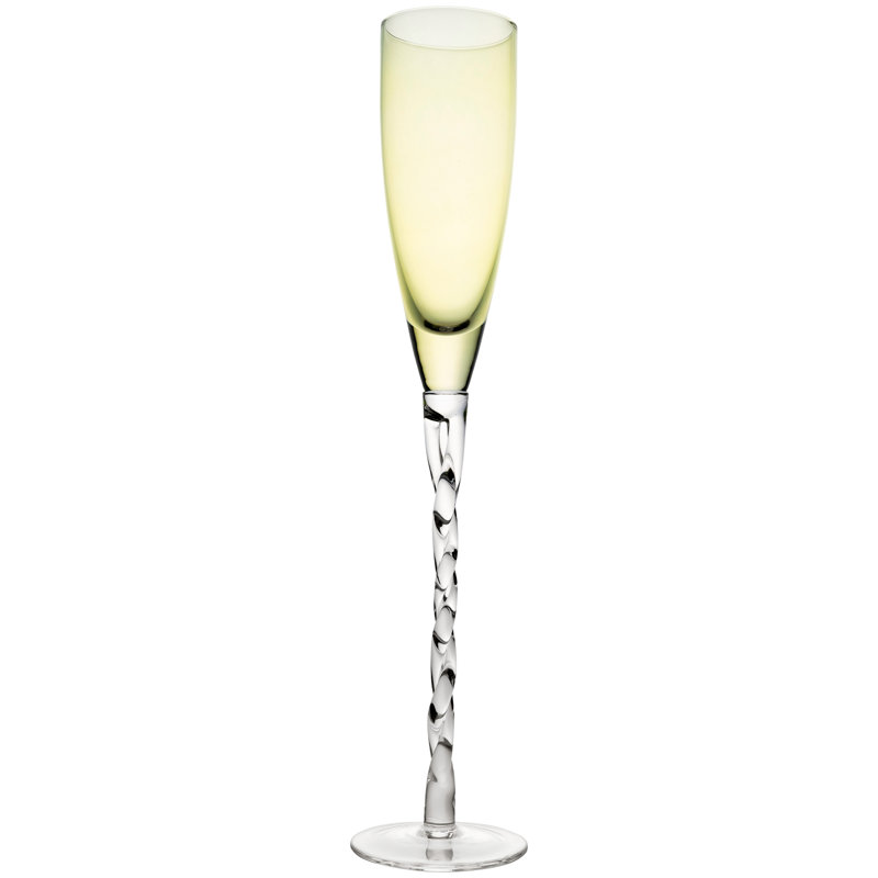 14 oz. Adriana Ensemble de verres à Champagne, Vert
