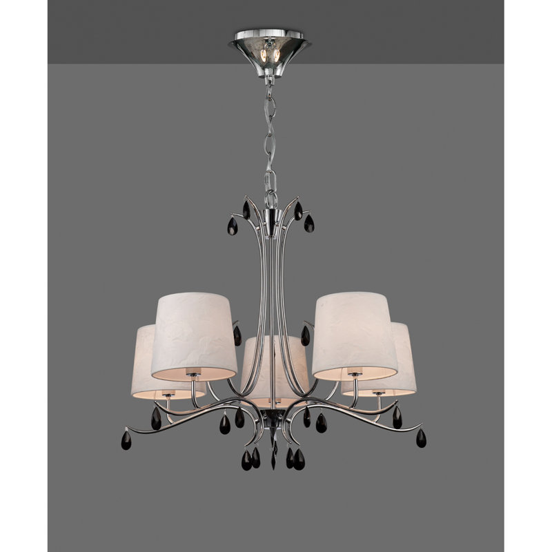 Oney 5 - Light Pendant, Polished Chrome