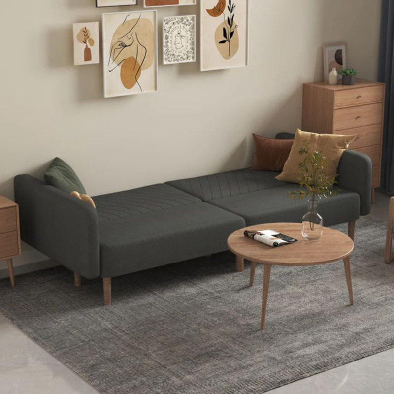 Horka Sofa Bed, Grey Velvet