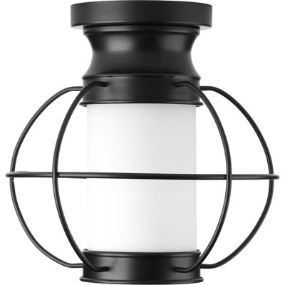 Plafonnier semi-encastré géométrique 1-lumières 10 po unique Nayeli