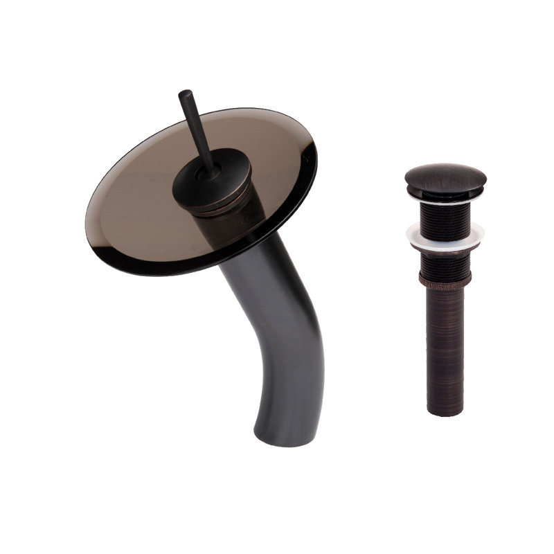Robinet de lavabo vasque avec bonde Falls, Bronze frotté à l'huile, Brun
