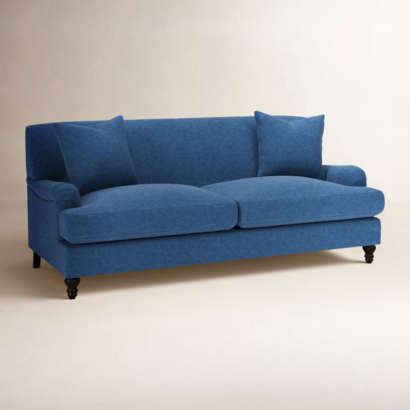 Walters Tight Back Sofa, Classic Indigo Denim