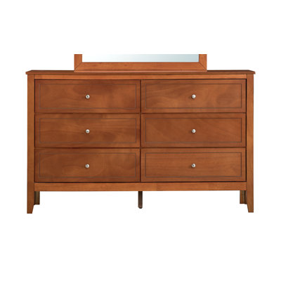 Daniel 6 Drawer Dresser - Oak