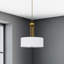 Lustre tambour Whitella Lighting Ch578-18Ng Armella