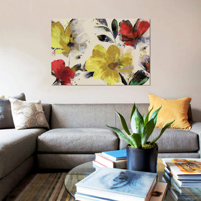 « doux fleuris », reproduction sur toile