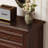 Simple Retro Yellow Rosewood Entrance Cabinet Solid Wood Accent Chest