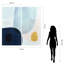 " Gold Monde II AB " 2 - Pieces Painting Print