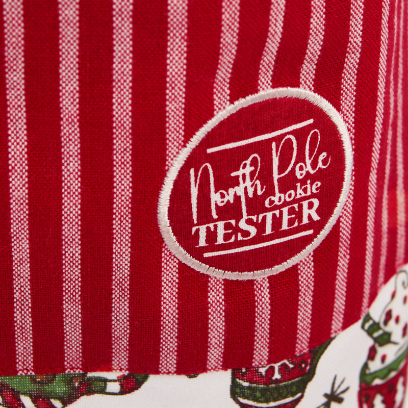 Tablier de Noël sans motif bavoir