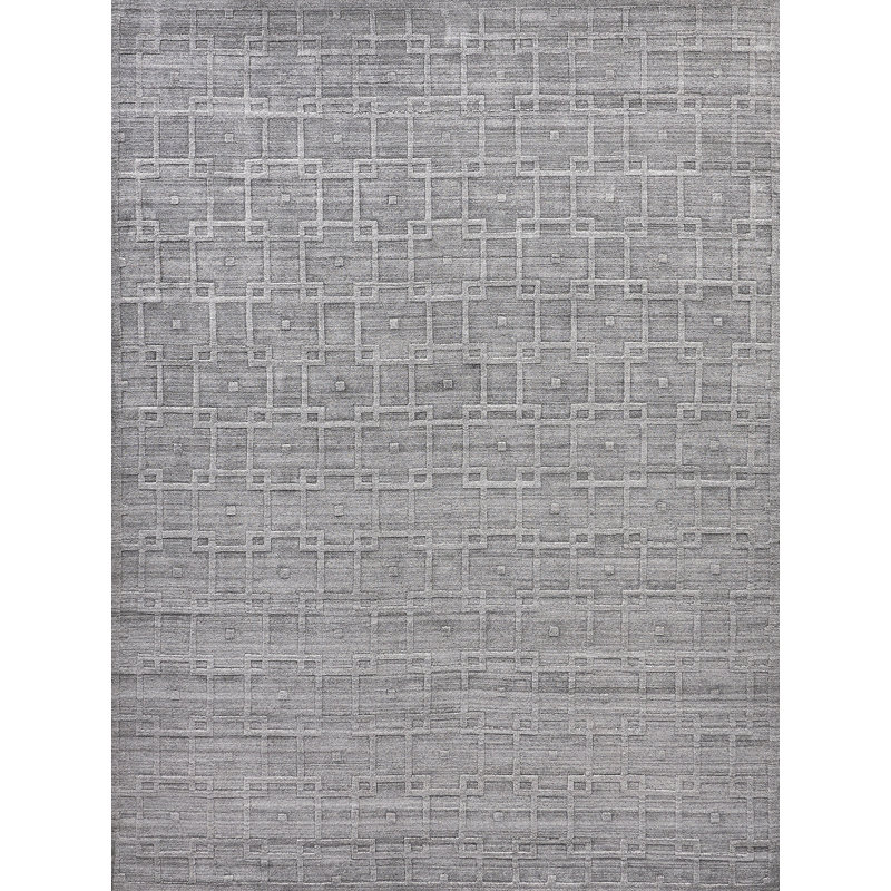 Castelli Geometric Area Rug in Gray, Rectangle 8' x 10'