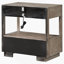 Table de chevet 2 tiroirs Taupe