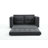 Sofa Bed With Side Storage And Plush Cushions-705402857