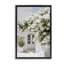 «White Architecture Garden», toile flottante encadrée noire par RB-2134708407-2134708402