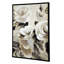 Fleur encadrée sur toile