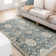 Tapis anthracite Bungalow Rose Medea