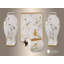 Ensemble d'accessoires de vase de quatre pièces Rosdorf Park - 13 po-1128567807