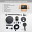 Fixation murale circulaire avec valve brute-74877372