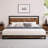 6 Inch Metal Platform Bed Frame With Wooden Headboard And Footboard, Mattress Foundation-1058912885