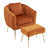Velours orange est en rupture de stock