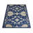 Blue 100% Wool Handmade Floral Indoor Area Rugs Hand Knotted Rectangle-923314325