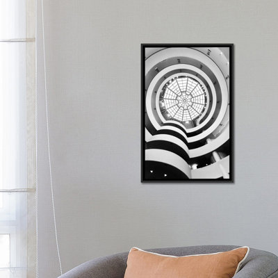 « main main ciel, solomon r. guggenheim musée, new york city, new york, usa », reproduction de photo sur toile tendue